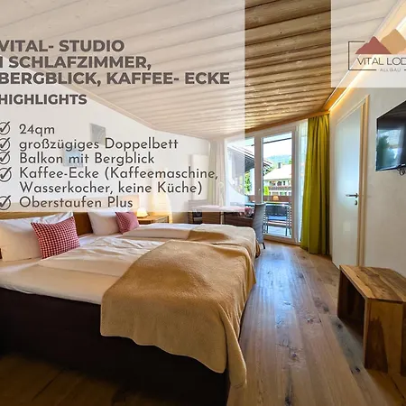 Vital Allgaeu Mit Schwimmbad, Sauna & Lejlighed Oberstaufen
